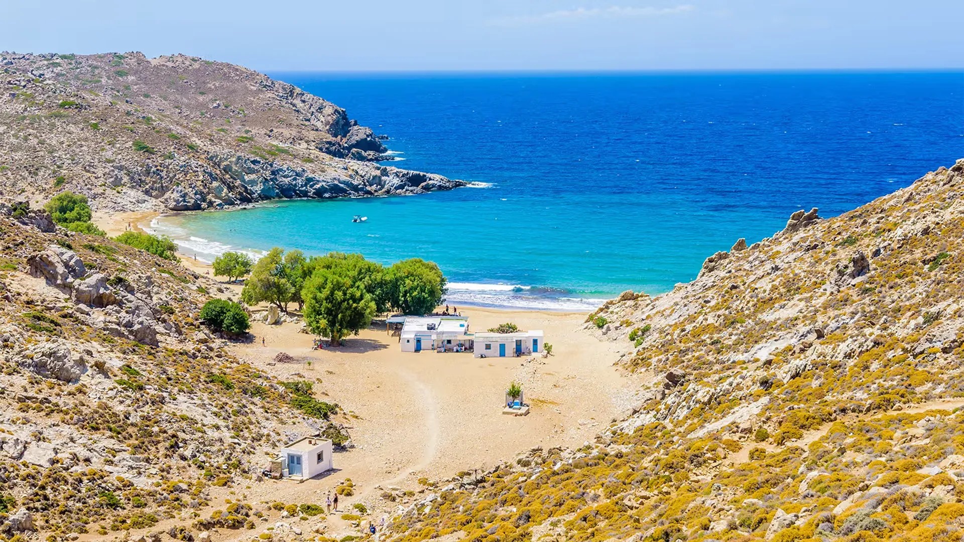 A quiet cove in the North Dodecanese