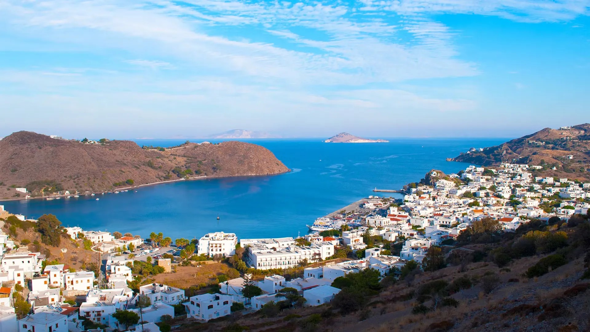 Skala harbor, Patmos