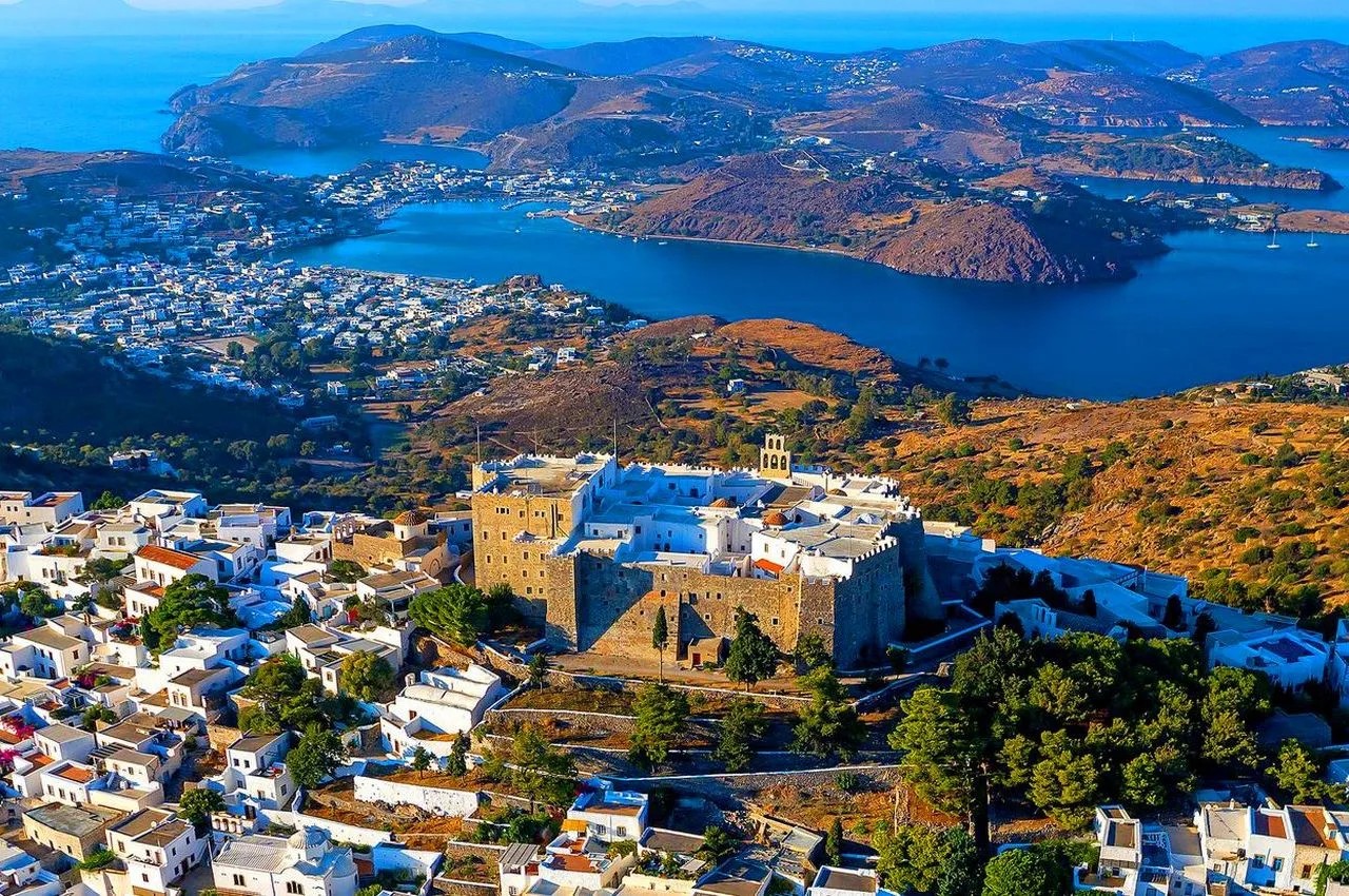 The monastery of St. John above Patmos